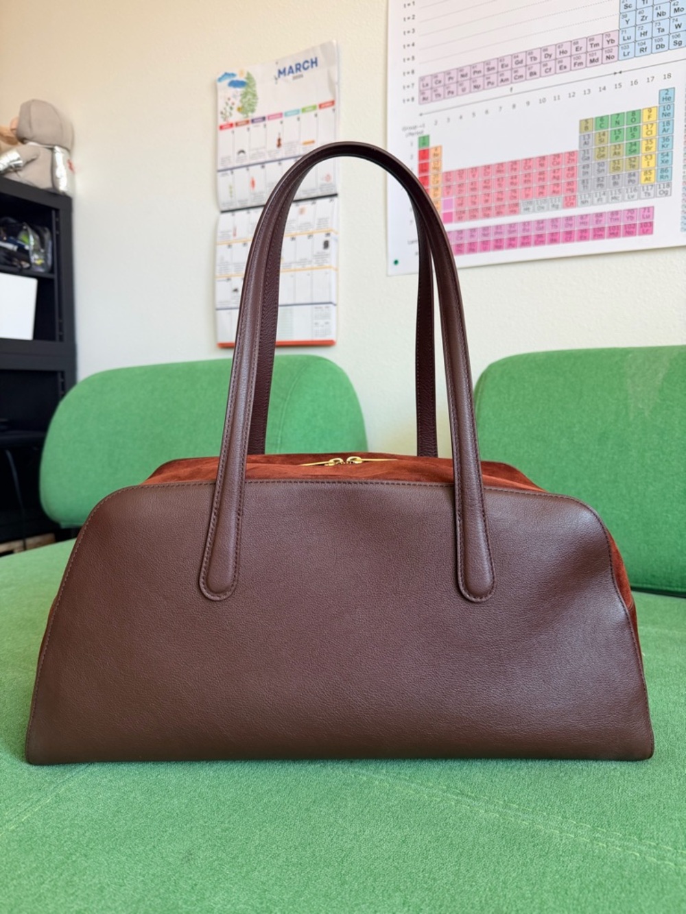 Mansur Gavriel Large Helios Bag Chocolate Brown